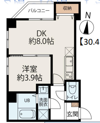 CONNECT PARK HILLS 千葉中央の間取り