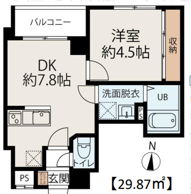 CONNECT PARK HILLS 千葉中央の間取り