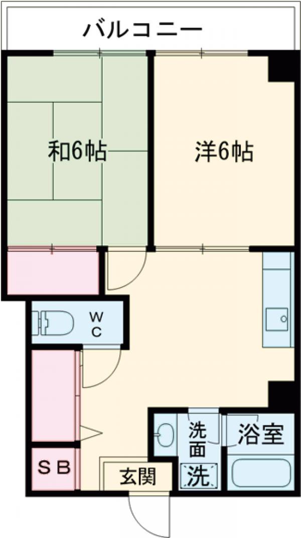 京浜ビルの間取り