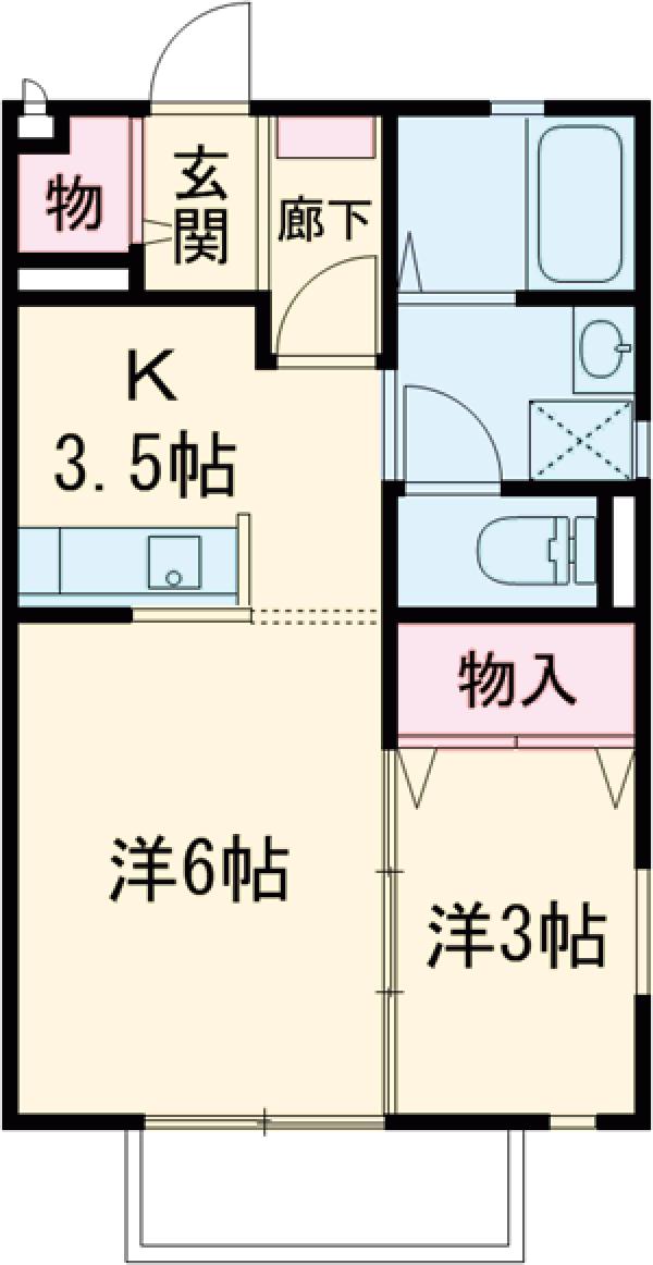 ADESSO A棟の間取り
