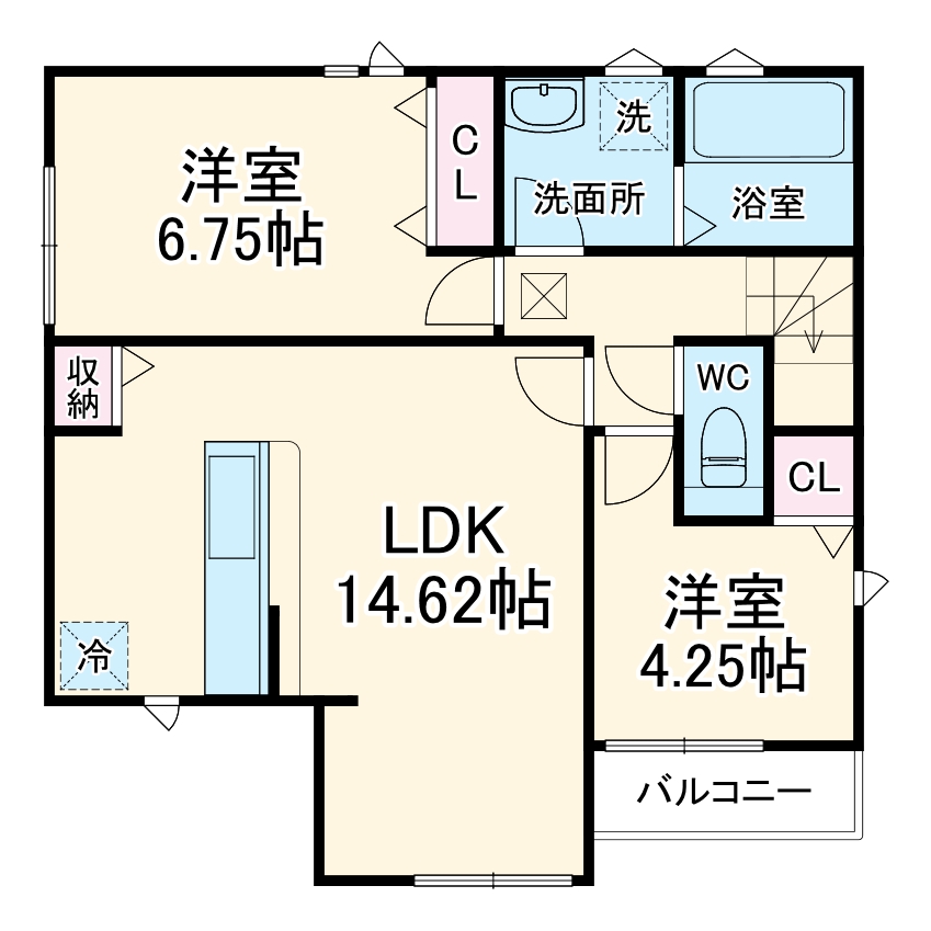 芹が谷アパートの間取り