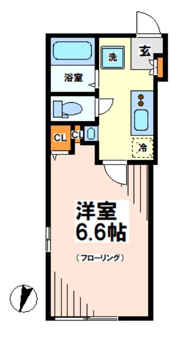 立石の完工年月(2026年3月)築の賃貸マンションの間取り