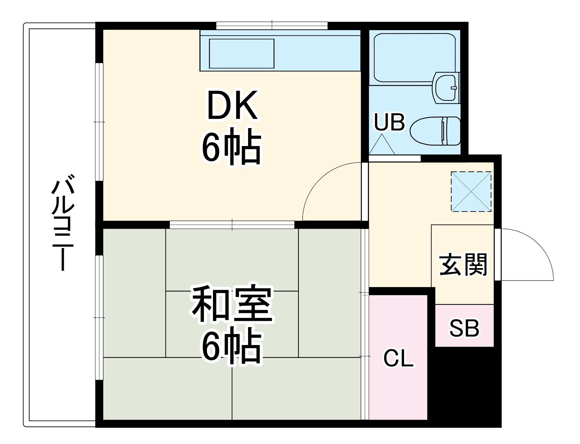 コーポ太陽の間取り