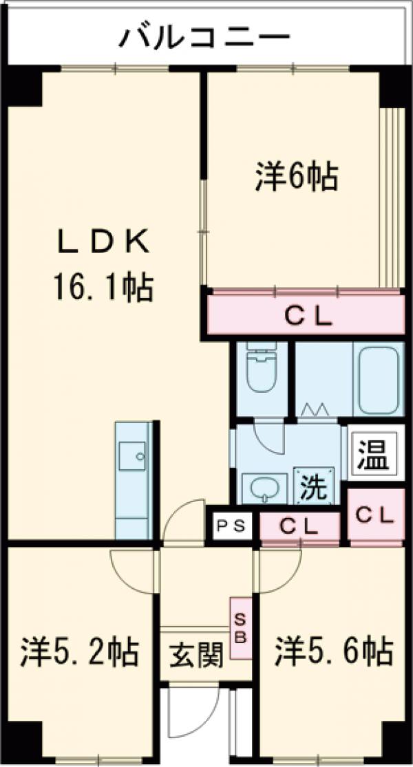 メゾン富士見ヶ丘の間取り