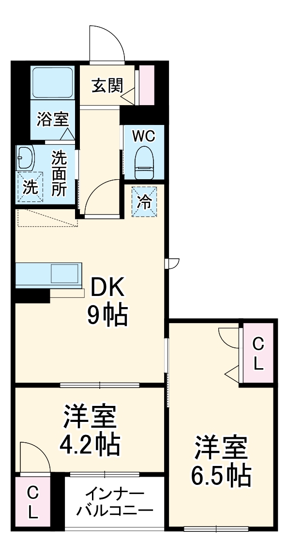 カサブランカの間取り