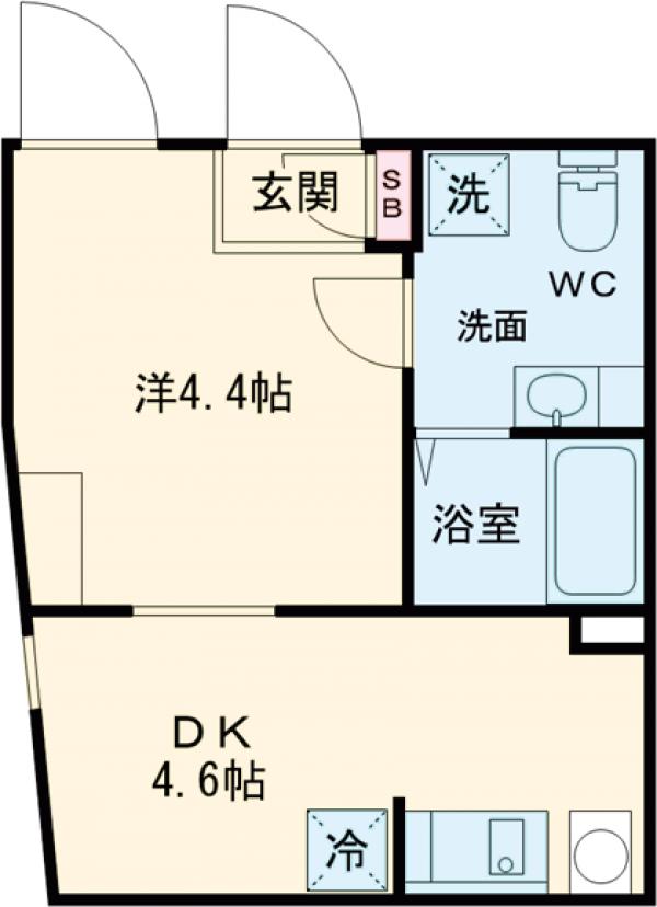 レピュア亀有レジデンスの間取り