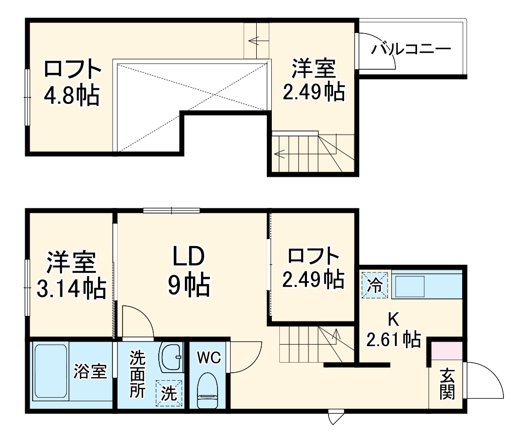 RadIAnce名城公園 S棟の間取り