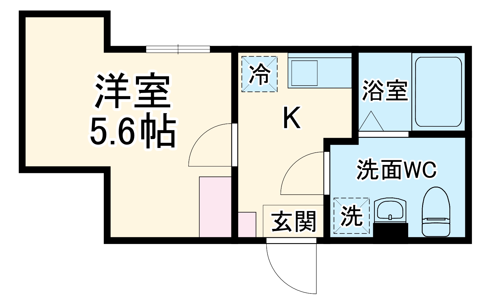 Reberty元住吉の間取り