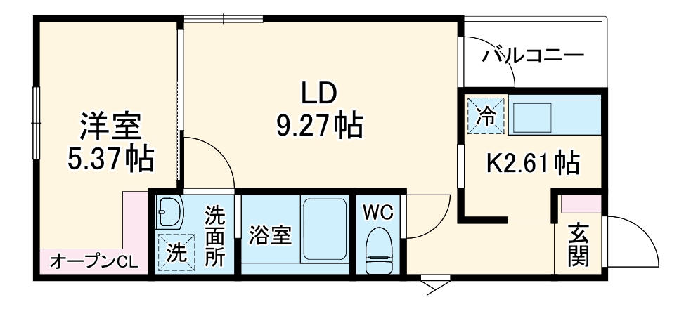 RadIAnce名城公園 S棟の間取り