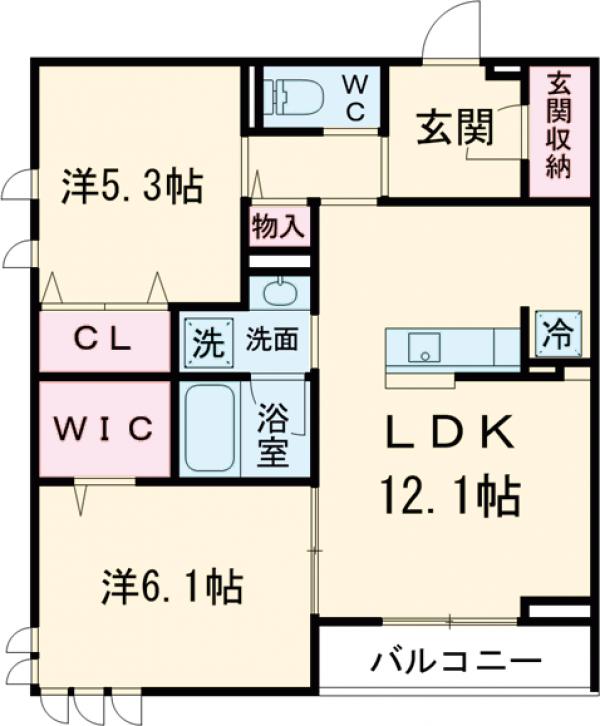(仮称)D-ROOM東葛西の間取り