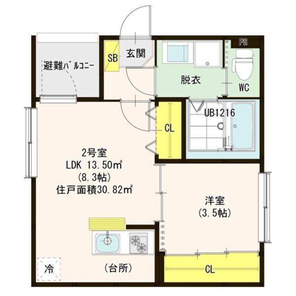 リバーガーデン中村中町の間取り