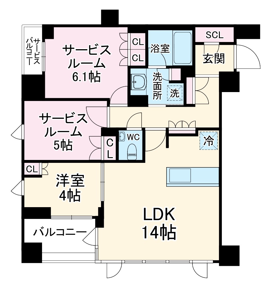 ピアース日吉の間取り