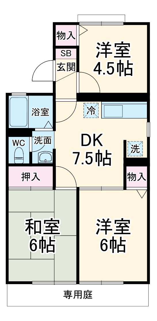 ドルフ東戸塚の間取り