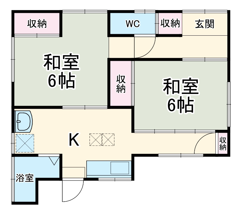 永田東一丁目住宅の間取り