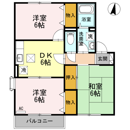 サイプレスタウンの間取り