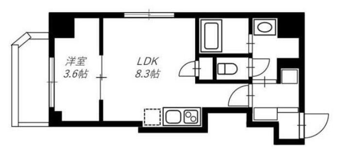 リヴシティ横濱末吉町弐番館の間取り