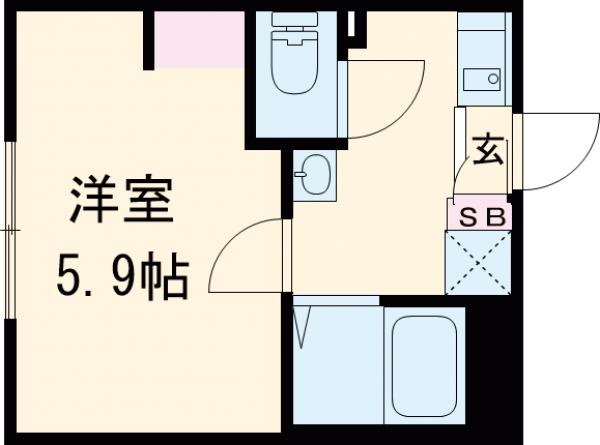 ルミナス千住大橋の間取り