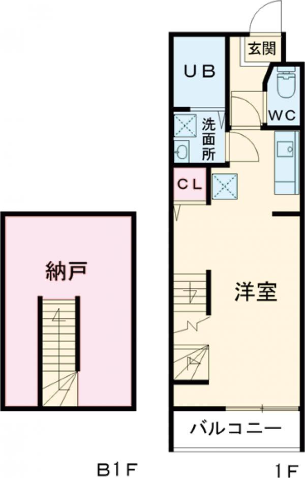 メゾン柿の木の間取り