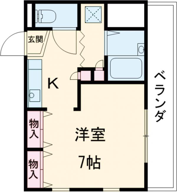 ランド瑞江の間取り