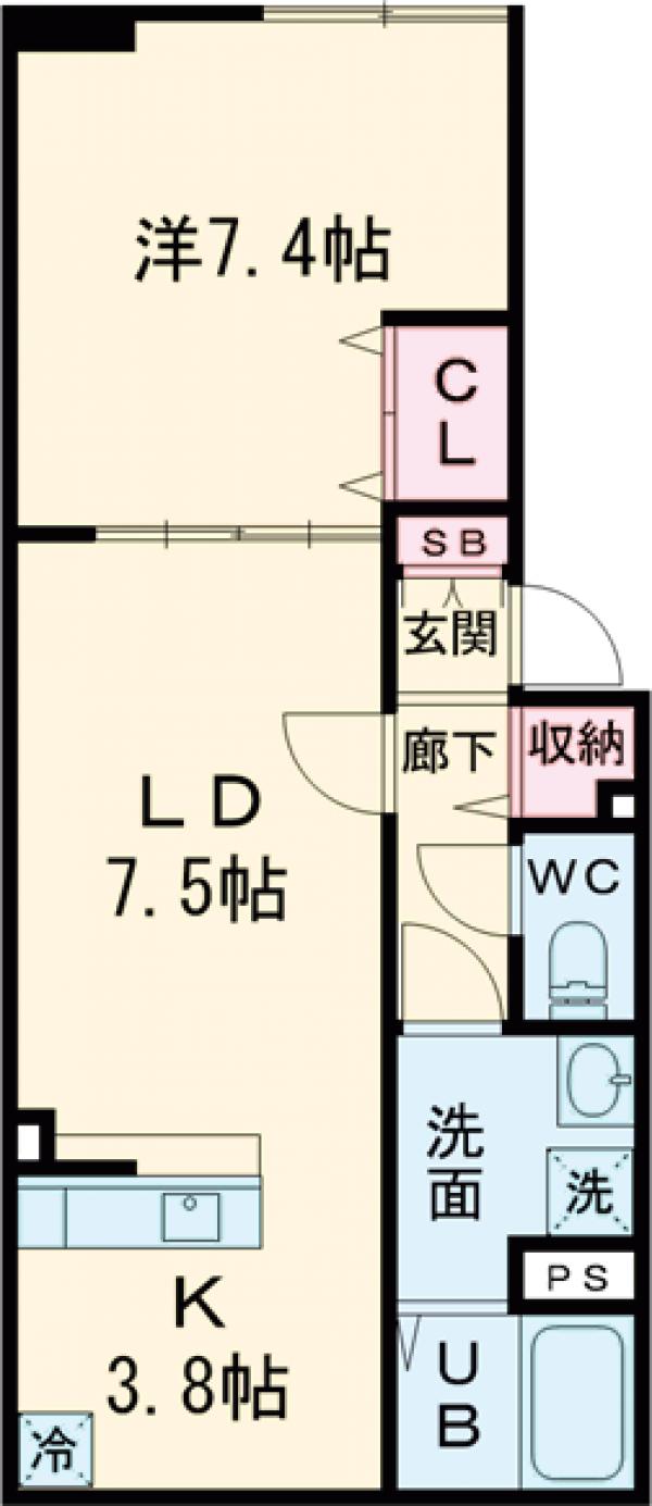 イクシオ羽沢の間取り