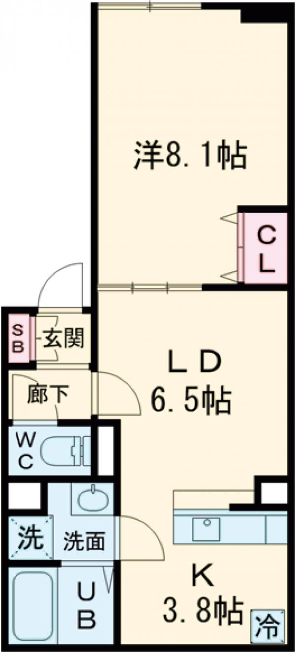 イクシオ羽沢の間取り
