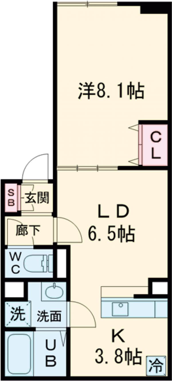イクシオ羽沢の間取り