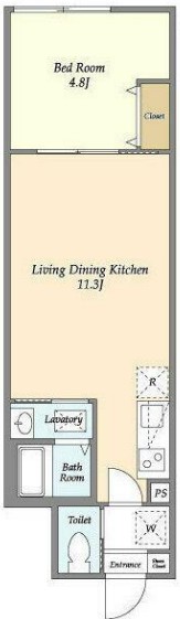 ウェルスクエア豊島千川の間取り