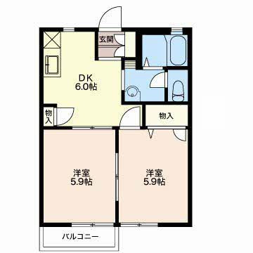 フレグランスいずみの間取り