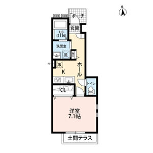 アムール 川原田の間取り