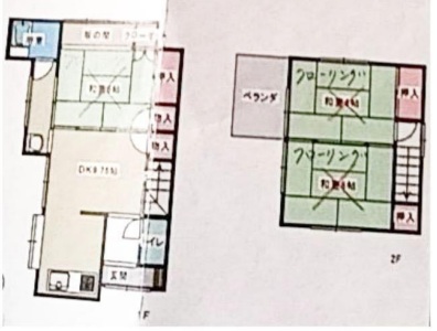 稲毛区稲毛戸建の間取り