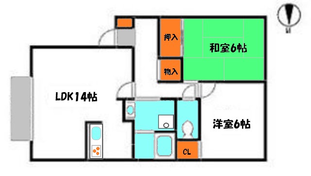 ボナールの間取り