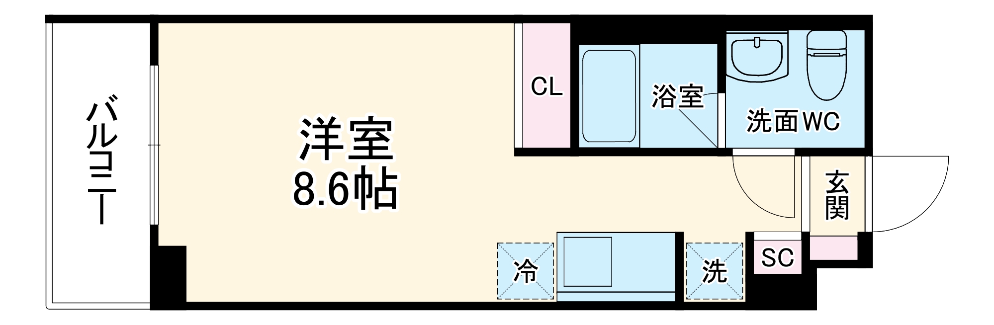 オープンブルーム和光の間取り