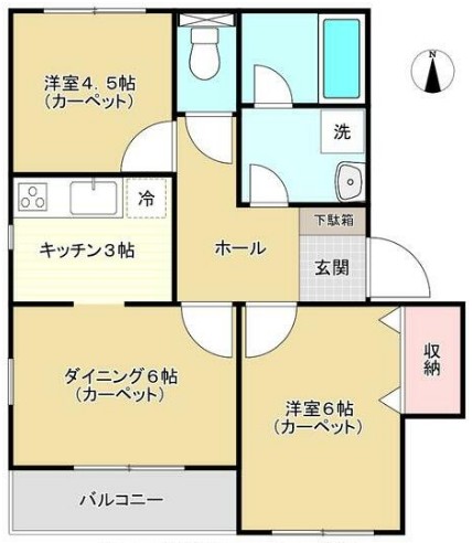 メゾンローリエの間取り