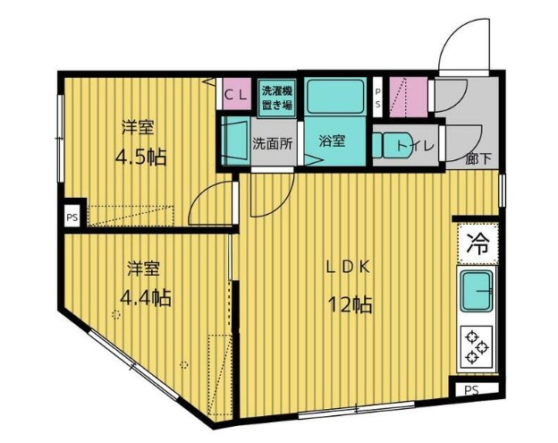 練馬レーベルの間取り