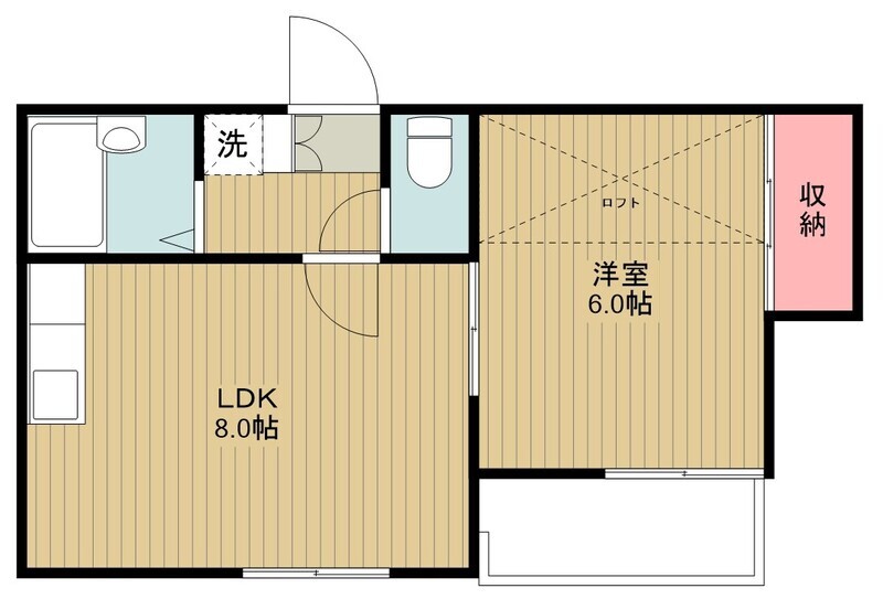 パレス中山第Ⅰの間取り