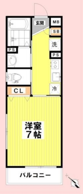 コートレジデンス幡ヶ谷の間取り