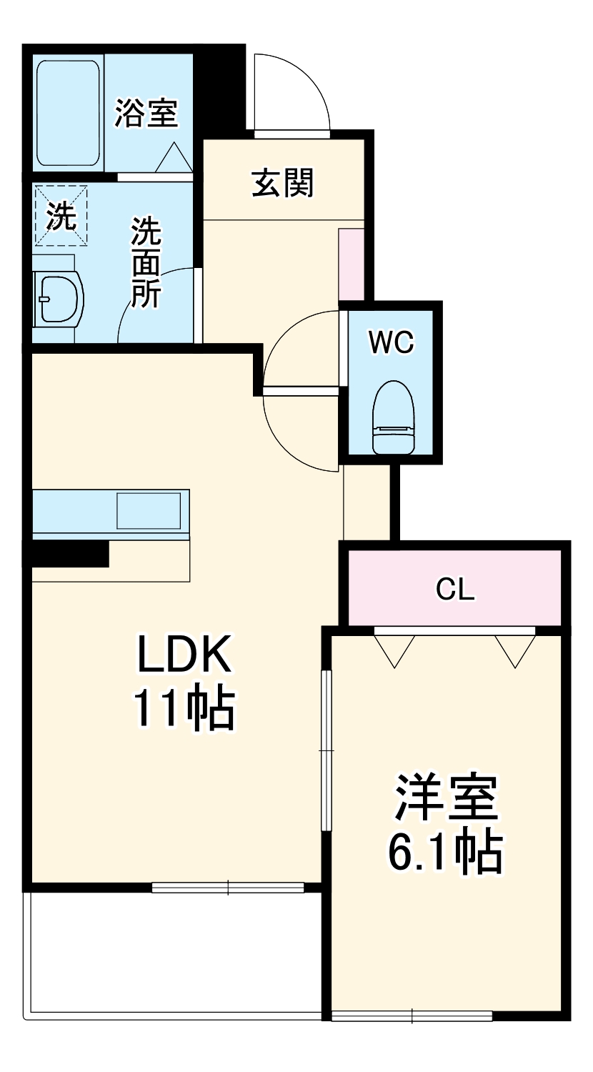 メゾン・ド・シャビ鳥山の間取り