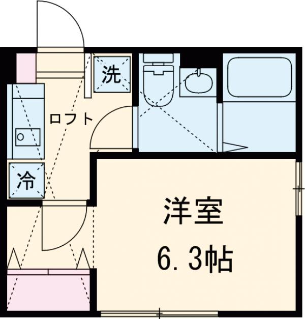 アザーレ・キュリオス国立の間取り
