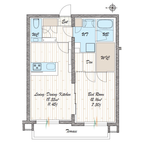 quador noie 池下の間取り