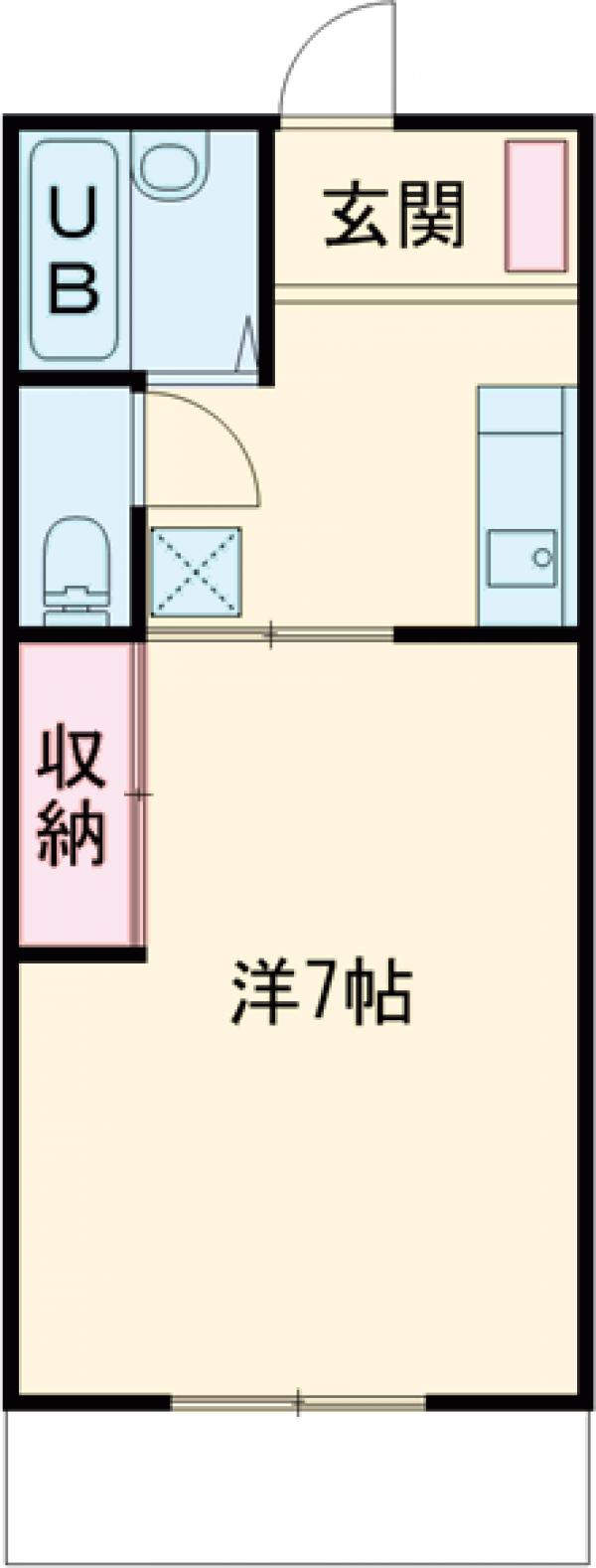 マリオンハイツBの間取り