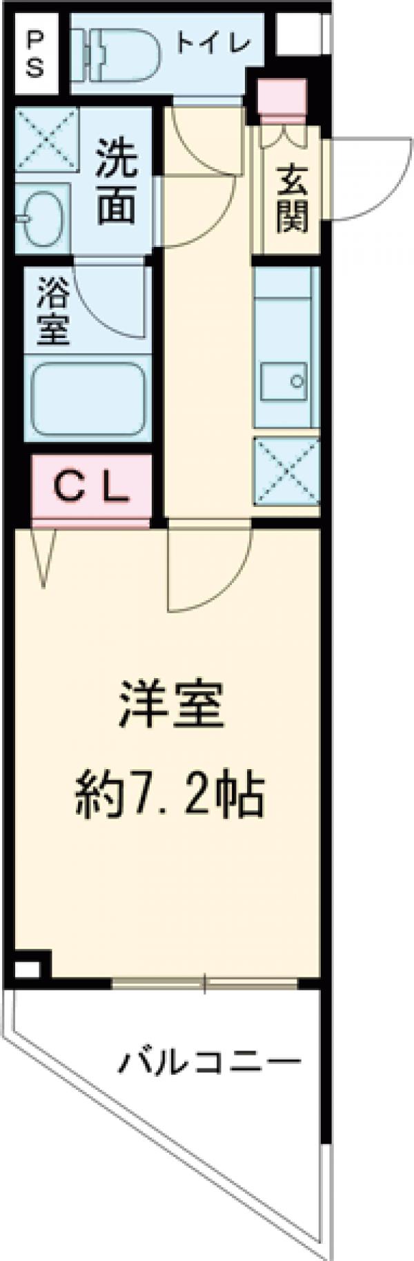 クレヴィスタ三軒茶屋の間取り