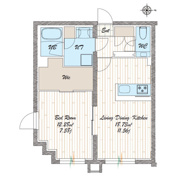 quador noie 池下の間取り