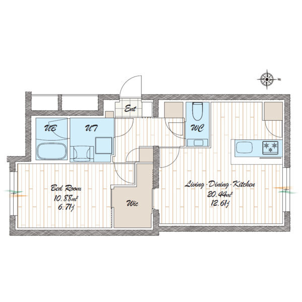 quador noie 池下の間取り