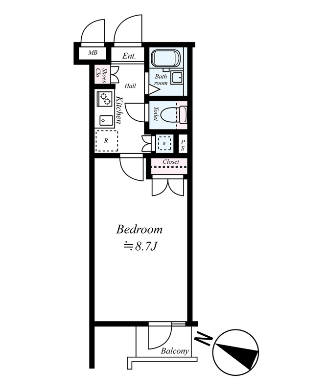 AQUA TOKYO NORTHCITYの間取り