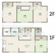 多摩市聖ヶ丘戸建の間取り