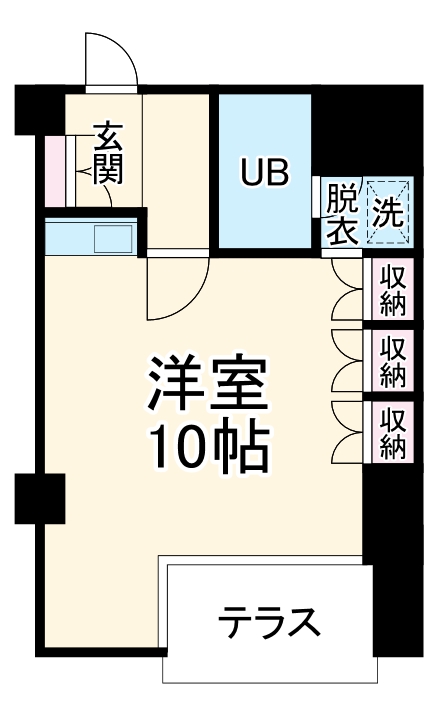 ヴェルビュ二条城東の間取り