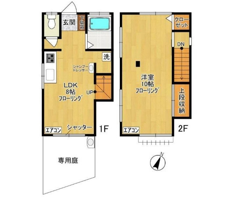 ミキハイツ(ミキハイツ)2の間取り