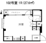 サンパティオ田柄の間取り