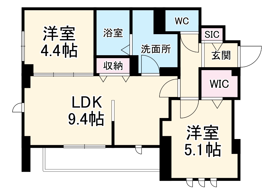 LA・FELICE(ラ・フェリーチェ)の間取り