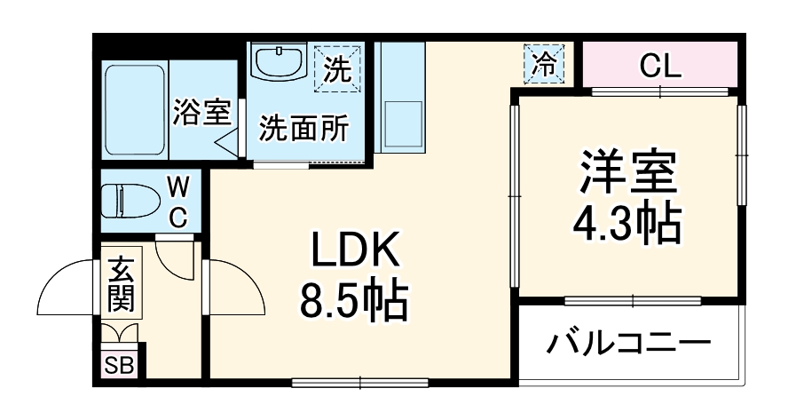 中村公園レジデンスの間取り